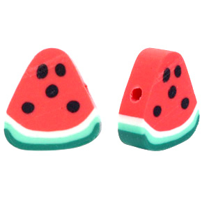 Perlen Polymer Wassermelone Red-green