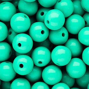 14 mm DQ Perlen aus Acryl shiny Cabbage green 13-5714 TCX