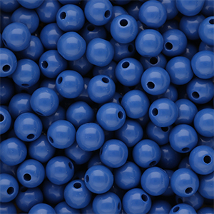 8 mm DQ Perlen aus Acryl shiny Dazzling blue 18-3949 TCX