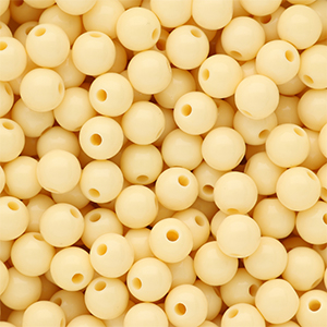 8 mm DQ Perlen aus Acryl shiny Pastel yellow 11-0616 TPG