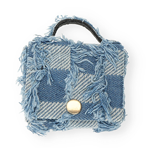 Statement-Anh&auml;nger Handbag Denim-Look Denim blue