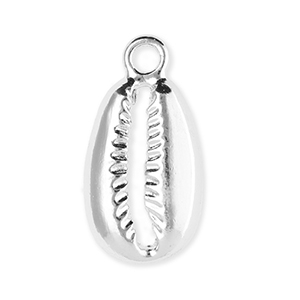 Anh&auml;nger Metall Cowrie Silver