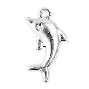 Anh&auml;nger Metall Dolphin Silver