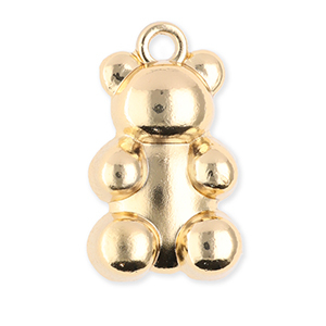 Anh&auml;nger Metall Bear Gold