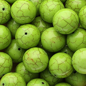 Keramik Perlen 20&nbsp;mm Green