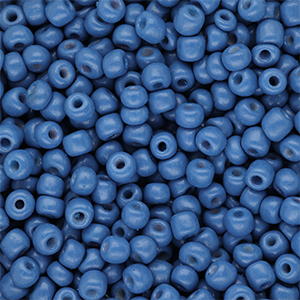 Rocailles Perlen Glas 6/0 (4 mm) Blue