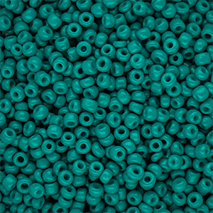 Rocailles Perlen Glas 8/0 (3 mm) Teal green