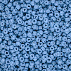 Rocailles Perlen Glas 8/0 (3 mm) Light blue