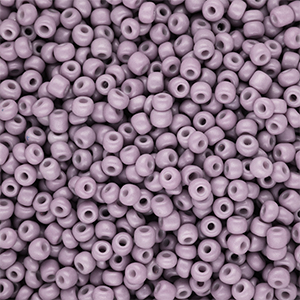 Rocailles Perlen Glas 8/0 (3 mm) Dusty mauve purple