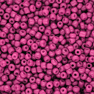 Rocailles Perlen Glas 8/0 (3 mm) Hot pink
