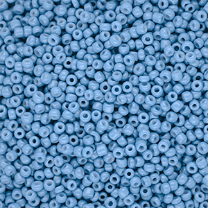 Rocailles Perlen Glas 12/0 (2 mm) Light blue