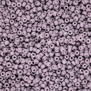 Rocailles Perlen Glas 12/0 (2 mm) Dusty mauve purple
