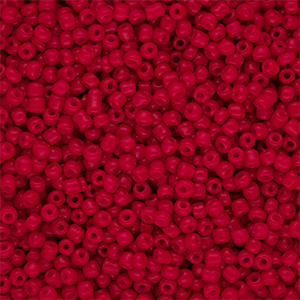 Rocailles Perlen Glas 12/0 (2 mm) Red