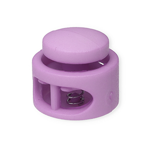 Farbiges Zubeh&ouml;r Kordelstopper Round Lilac