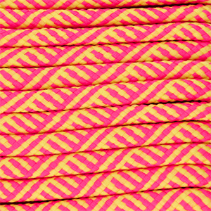 Musthave Paracord 6 mm Neon pink-yellow
