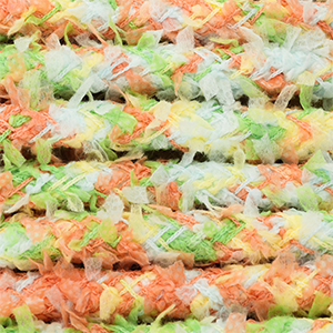 Musthave Paracord 9 mm Green-coral orange-yellow-white