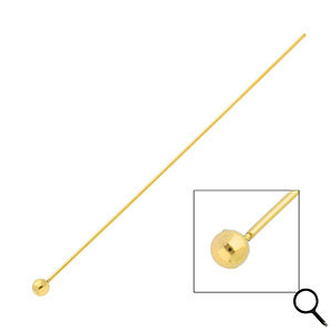 BY31&reg; Zubeh&ouml;r aus Stainless Steel - Rostfreiem Stahl Nietstifte with Ball 70 mm Gold