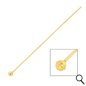 BY31&reg; Zubeh&ouml;r aus Stainless Steel - Rostfreiem Stahl Nietstifte with Ball 70 mm Gold