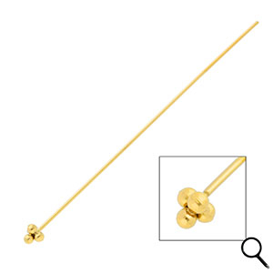 BY31&reg; Zubeh&ouml;r aus Stainless Steel - Rostfreiem Stahl Nietstifte with Spheres 70 mm Gold