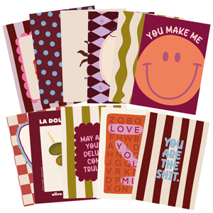 BY31&reg; Karten f&uuml;r Schmuck assorted Multicolour