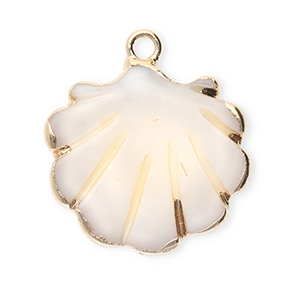 Anh&auml;nger Muschel Special Scallop White-gold