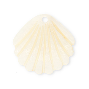 Anh&auml;nger Muschel Special Scallop White