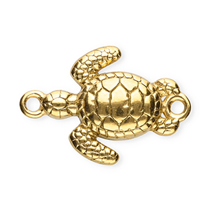 Zubeh&ouml;r aus Stainless Steel - Rostfreiem Stahl Zwischenst&uuml;ck Turtle Gold