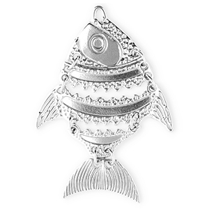 Anh&auml;nger aus Stainless Steel - Rostfreiem Stahl Fish Silver