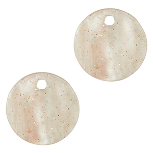Anh&auml;nger aus Resin 12mm Sand beige
