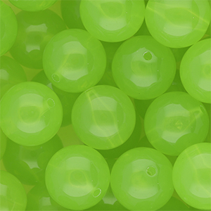 18 mm DQ&reg; Perlen aus Acryl shiny Light green