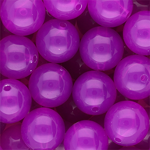 16 mm DQ&reg; Perlen aus Acryl shiny Purple