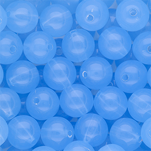14 mm DQ&reg; Perlen aus Acryl shiny Blue