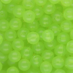10 mm DQ&reg; Perlen aus Acryl shiny Light green