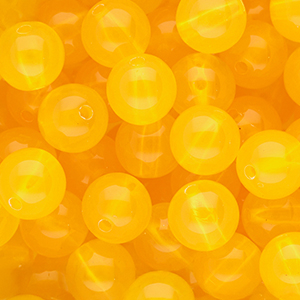 12 mm DQ&reg; Perlen aus Acryl shiny Warm yellow