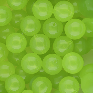 14 mm DQ&reg; Perlen aus Acryl shiny Light green