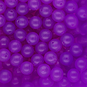 10 mm DQ&reg; Perlen aus Acryl shiny Purple