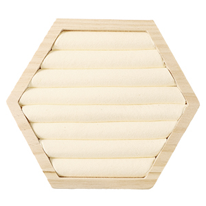 Schmuck Display f&uuml;r Ringe Natural-beige