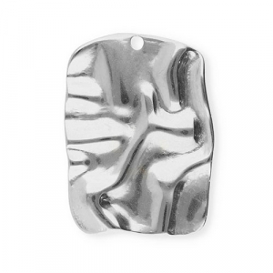 Anh&auml;nger aus Stainless Steel - Rostfreiem Stahl Rectangle Silver