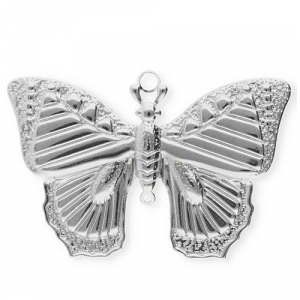 Anh&auml;nger aus Stainless Steel - Rostfreiem Stahl Butterfly Silver