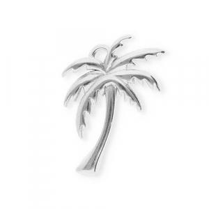 Anh&auml;nger aus Stainless Steel - Rostfreiem Stahl Palmtree Silver