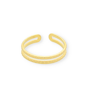 Stainless Steel - Rostfrei Stahl Ringe Gold