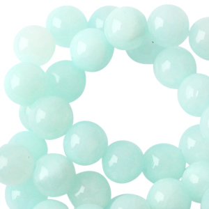 Perle Naturstein 6 mm Light turquoise blue