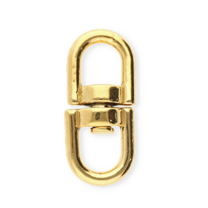 Zubeh&ouml;r aus Stainless Steel - Rostfreiem Stahl Schl&uuml;ssel Anh&auml;nger Oval Gold
