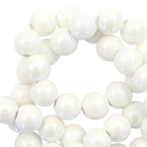 Keramik Perlen 6mm White