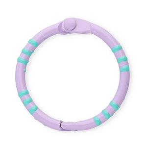 Farbiges Zubeh&ouml;r F&uuml;r Schl&uuml;ssel Anh&auml;nger Ring Light purple-turquoise