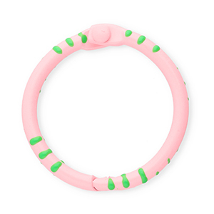 Farbiges Zubeh&ouml;r F&uuml;r Schl&uuml;ssel Anh&auml;nger Ring Light pink-green
