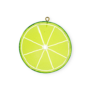 Statement-Anh&auml;nger Slice of Lime Lime green-green-white