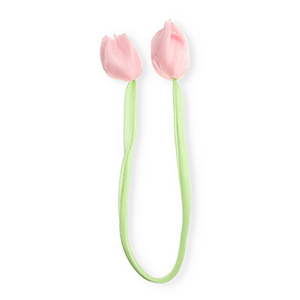 Statement-Anh&auml;nger Tulip shiny Light green- light pink
