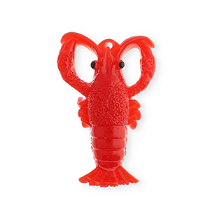 Statement-Anh&auml;nger Lobster Red-black