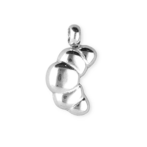 BY31&reg; Anh&auml;nger aus Stainless Steel - Rostfreiem Stahl Croissant Silver